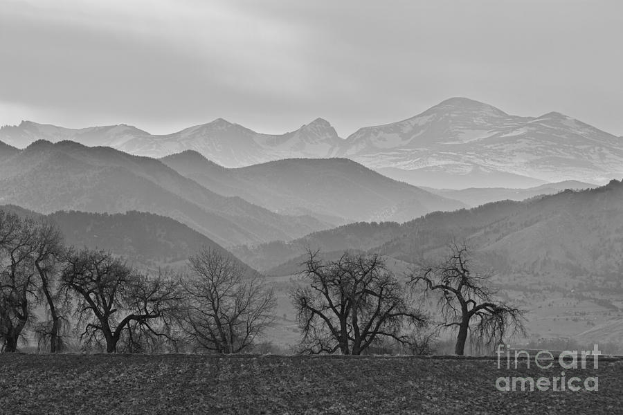 Boulder County Layers BW Photograph by James BO Insogna