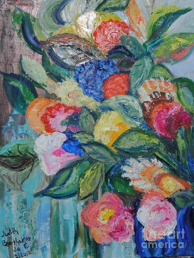 Bouquet 5 Painting by Judith Espinoza