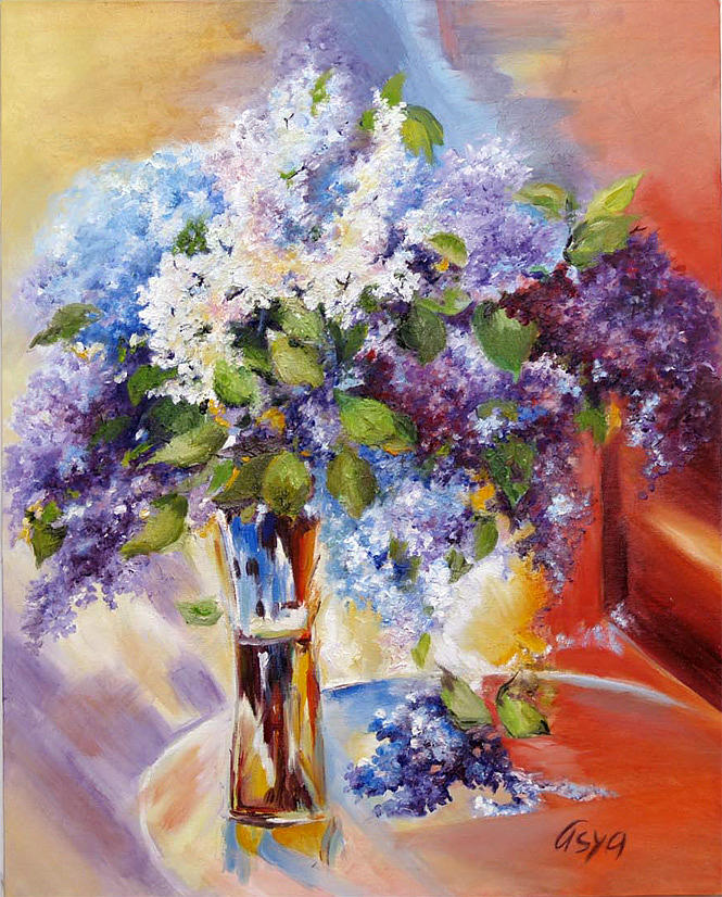 Bouquet Painting by Asya Tsvetkova - Toledo - Fine Art America