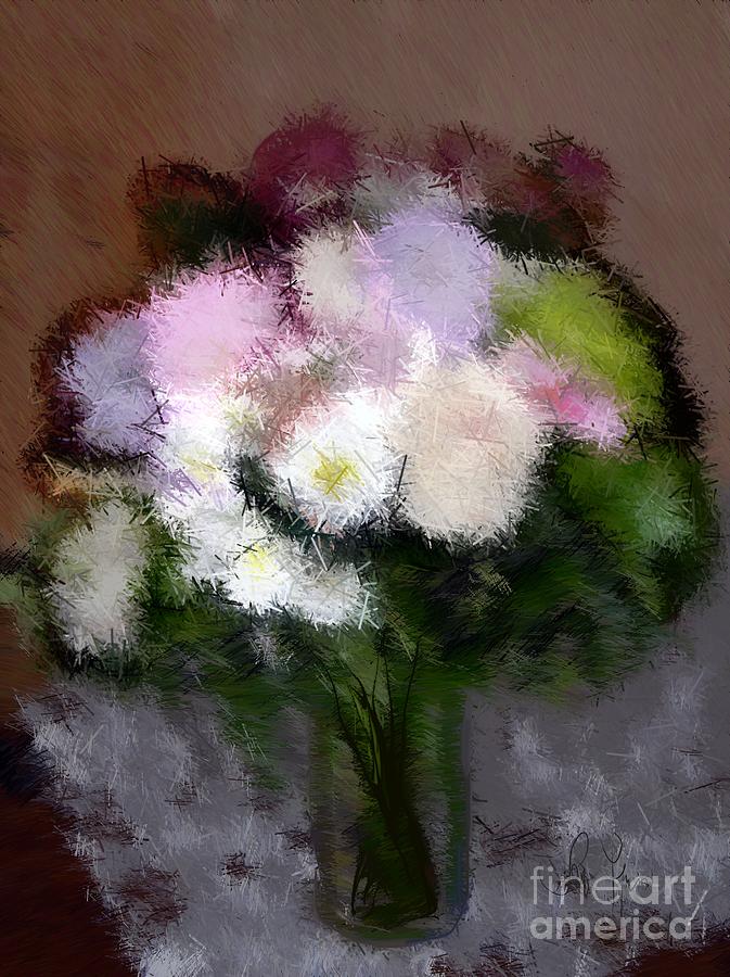 Bouquet Digital Art by Leo Symon
