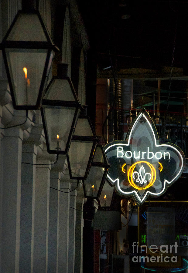Bourbon Street Fleur Photograph by Jeanne  Woods