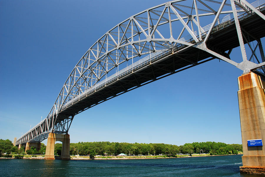 Bourne Bridge Cape Cod by Mark Wiley