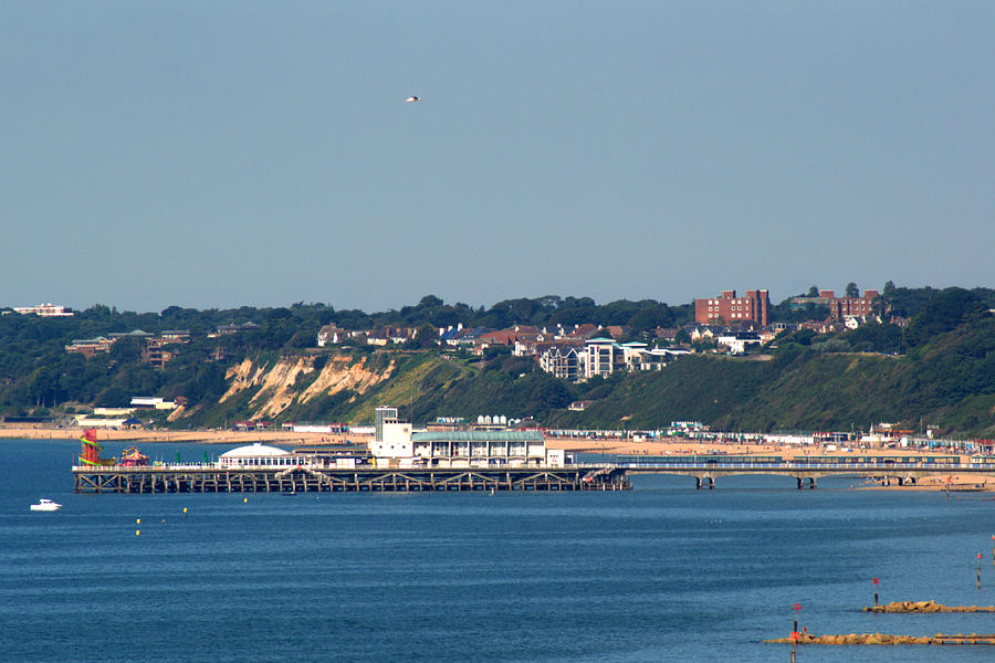 Bournemouth Pier in Dorset Photograph by Chris Day