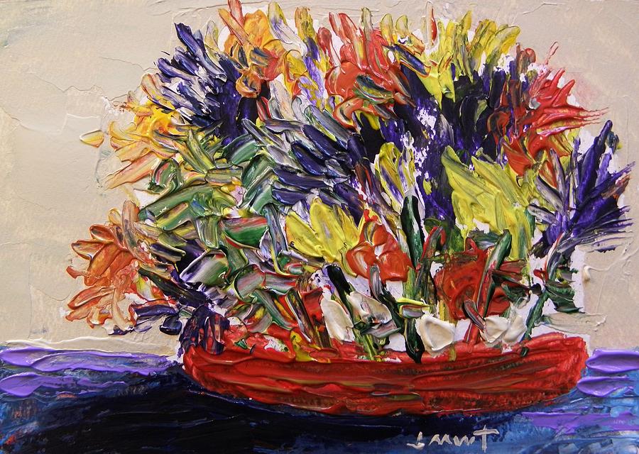 Flower Painting - Bowl of Fresh Cuts by John Williams