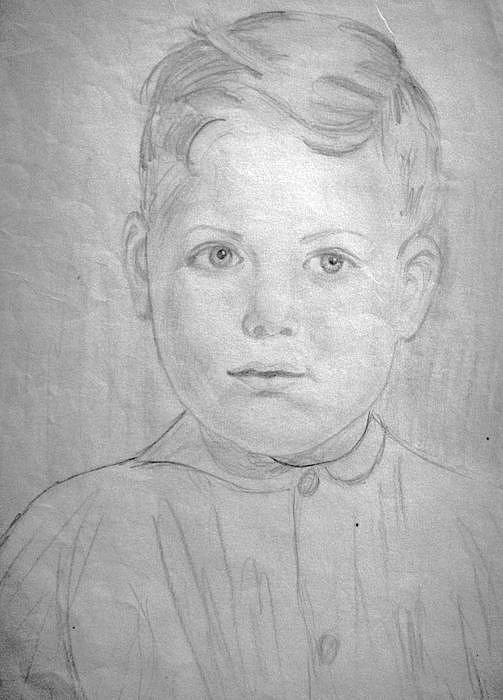 Boy Drawing by Asma Naqi - Fine Art America