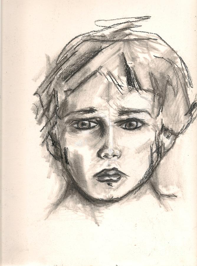 Boy Drawing by Gustavo Ramirez