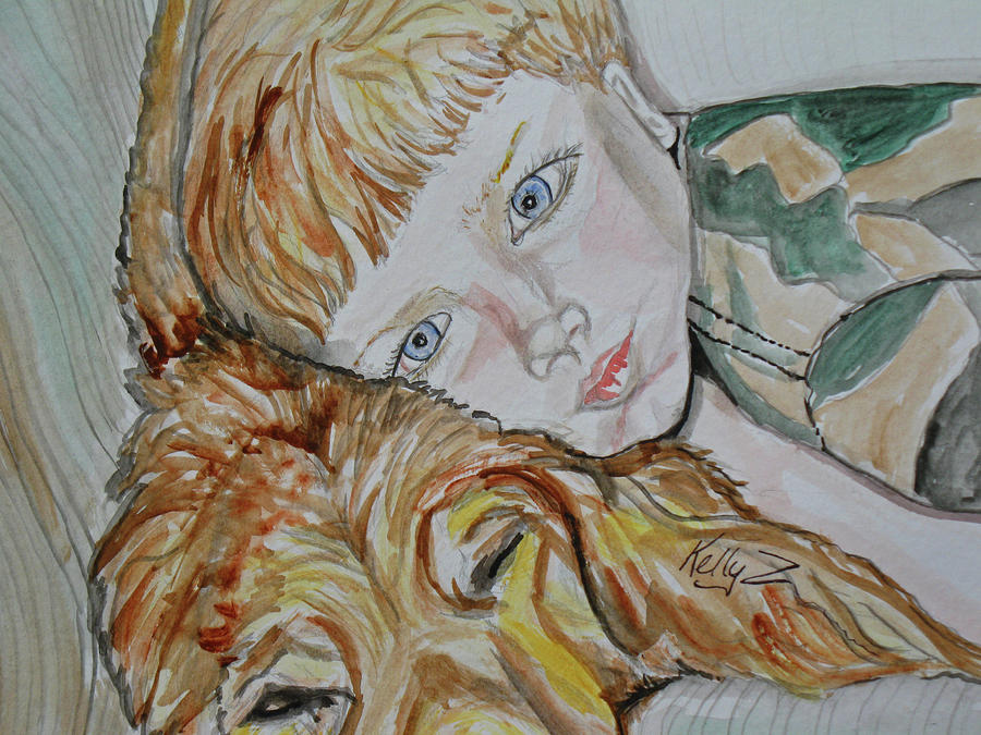 Boys Best Friend Painting by Kelly Smith