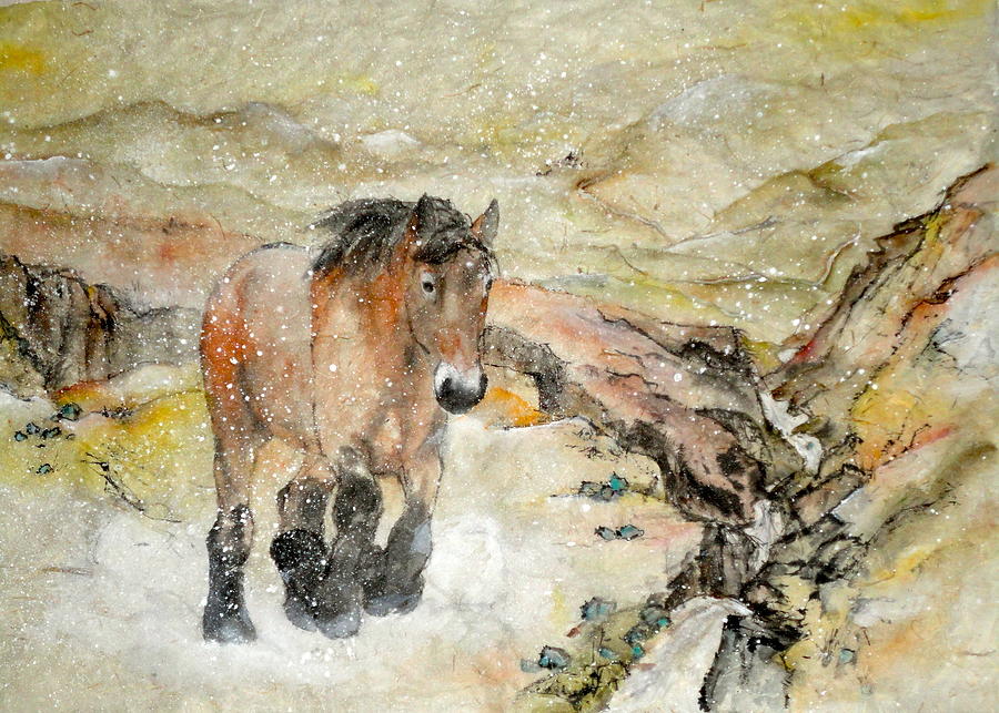 Brabrant on the move Painting by Debbi Saccomanno Chan