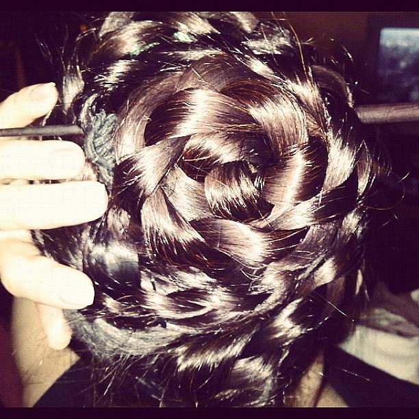 Hair Photograph - #braids #photography #updo #longhair by Jenni Martinez