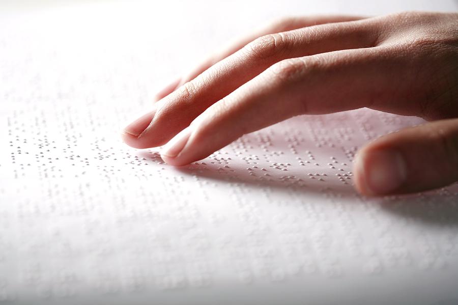 Pattern Photograph - Braille Reading by Mauro Fermariello