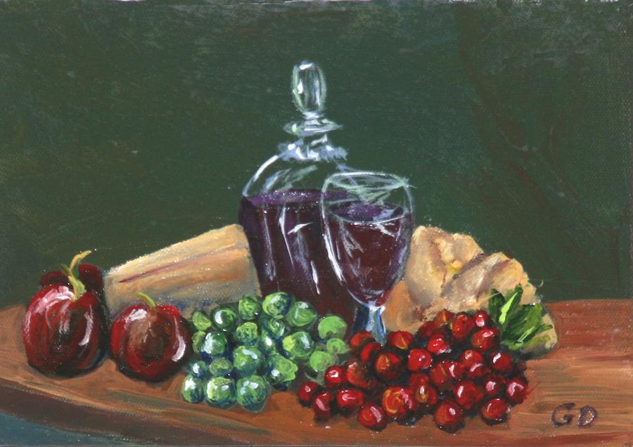 Brandy And Onions Painting by Gail Daley