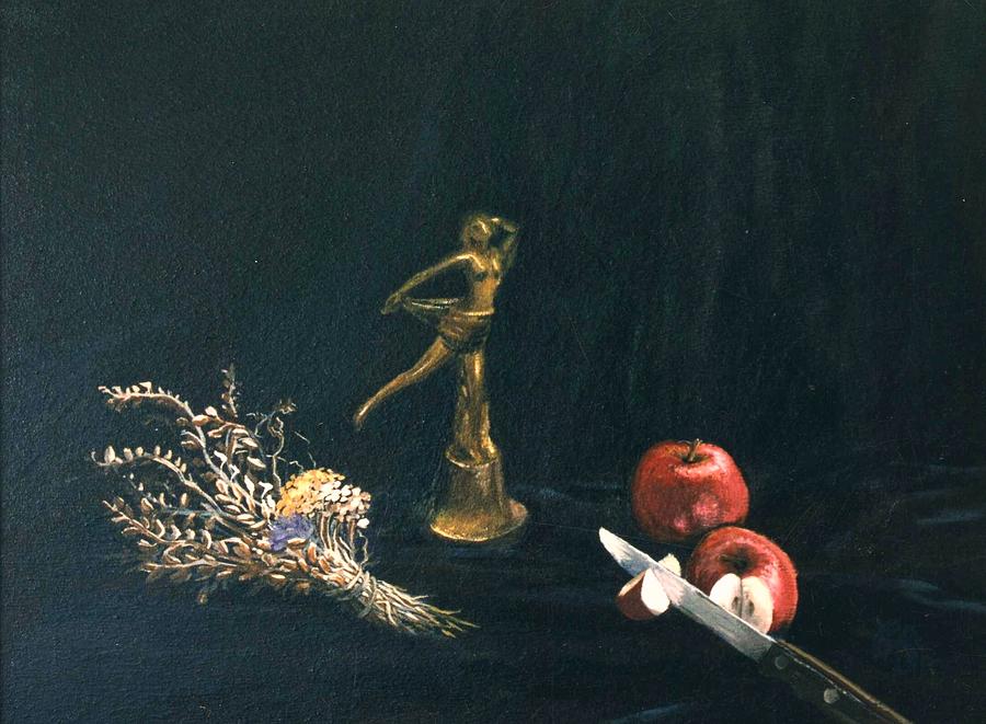 Flower Painting - Brass Dancer by Carrie Auwaerter