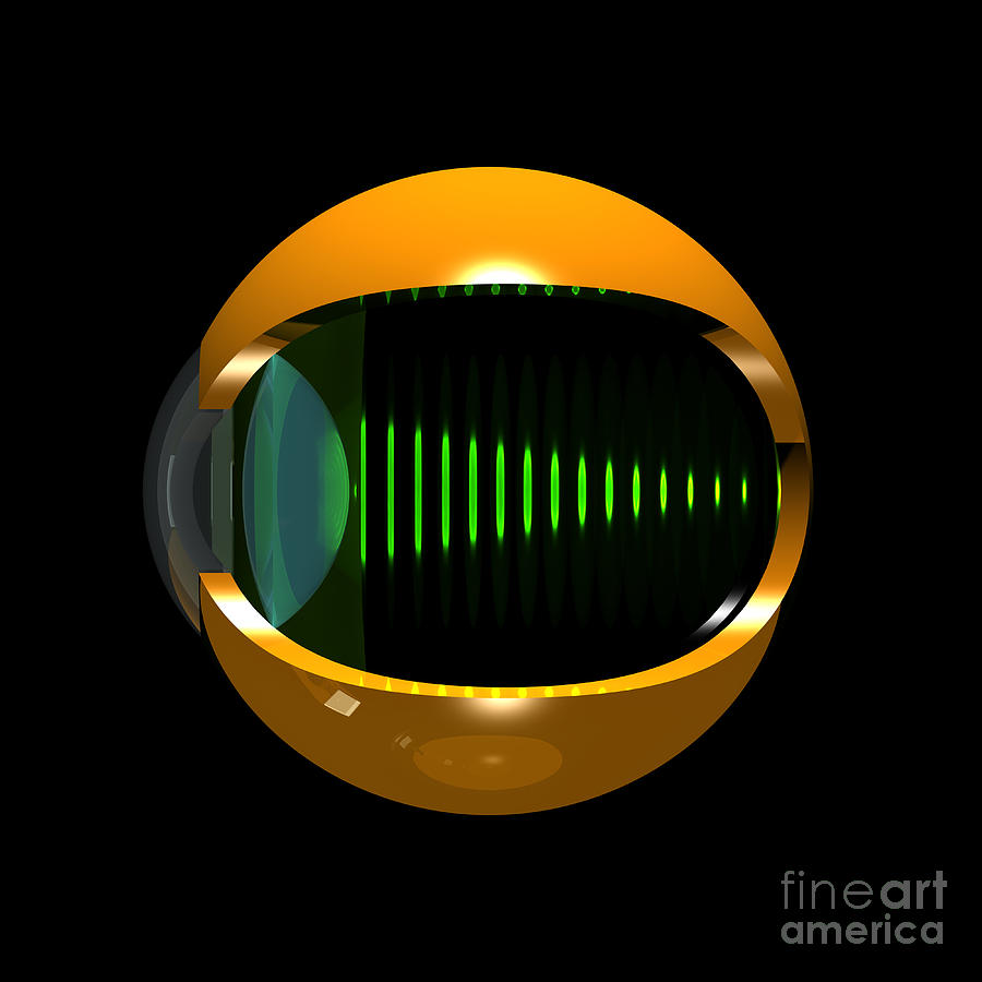 Brass Eye Infinity Digital Art by Russell Kightley