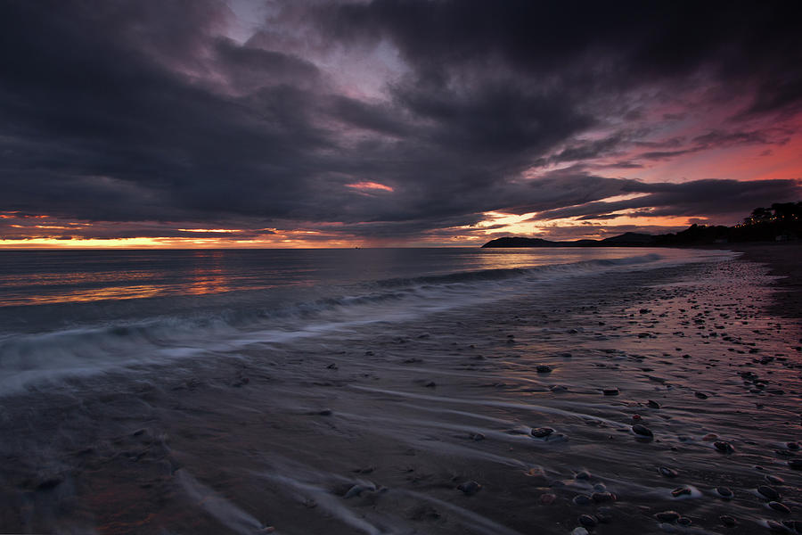 Bray Head from Killiney beach Photograph by Celine Pollard