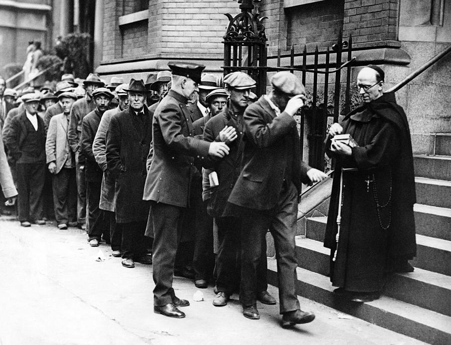 Breadline For The Needy, Probably Photograph by Everett - Fine Art America