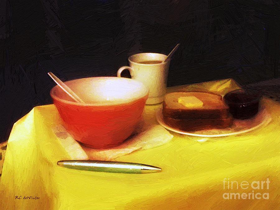 Breakfast at Dawn Painting by RC DeWinter