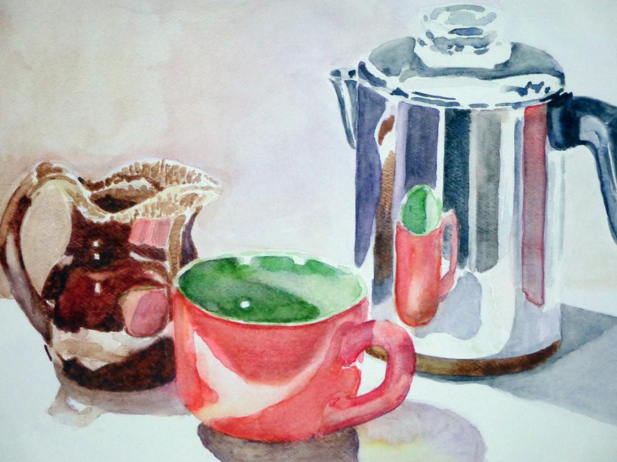 Still Life Painting - Breakfast Coffee by Nancy Pratt
