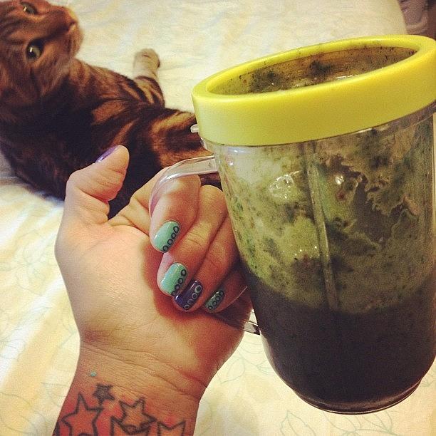Spinach Photograph - #breakfast #smoothie #cleansing All by Adriana Ospina