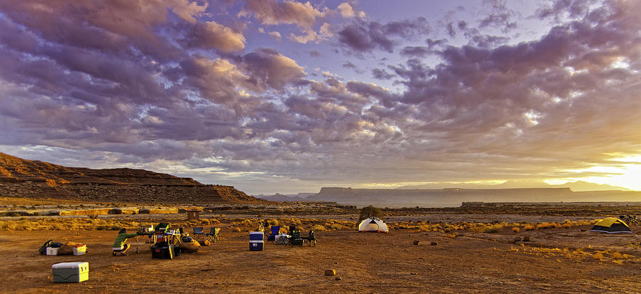 Breakfast Time on the White Rim Trail Photograph by Fred J Lord