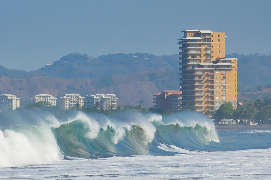 Breaking Waves in Costa Rica Photograph by Anthony Doudt