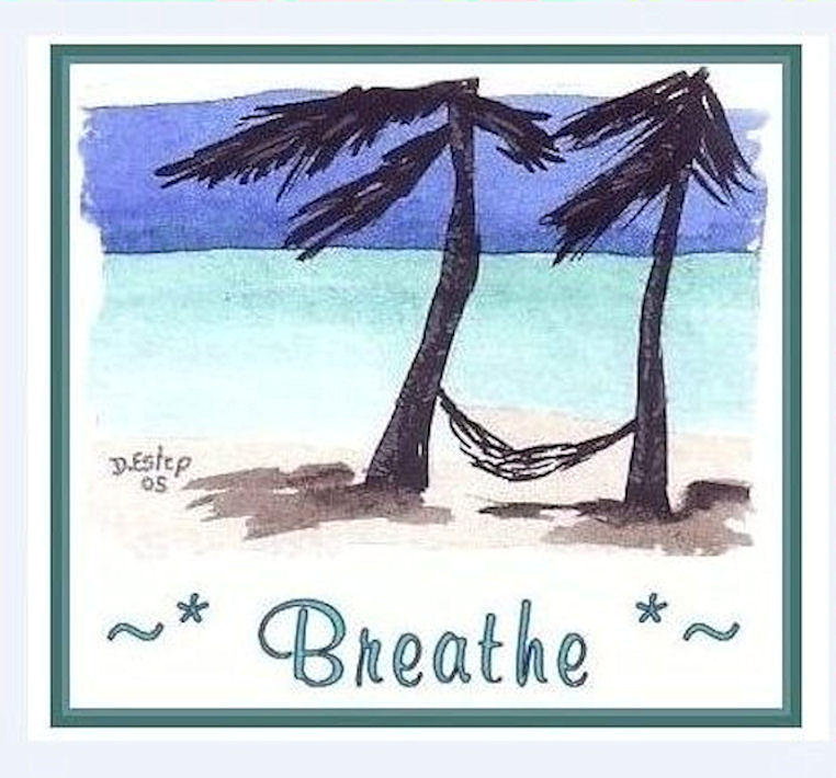 Breathe Painting by Debra Estep