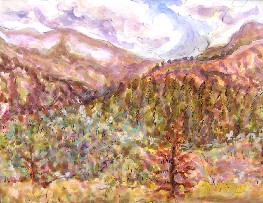Breckenridge Colorado Painting by Elizabeth Carrozza | Fine Art America