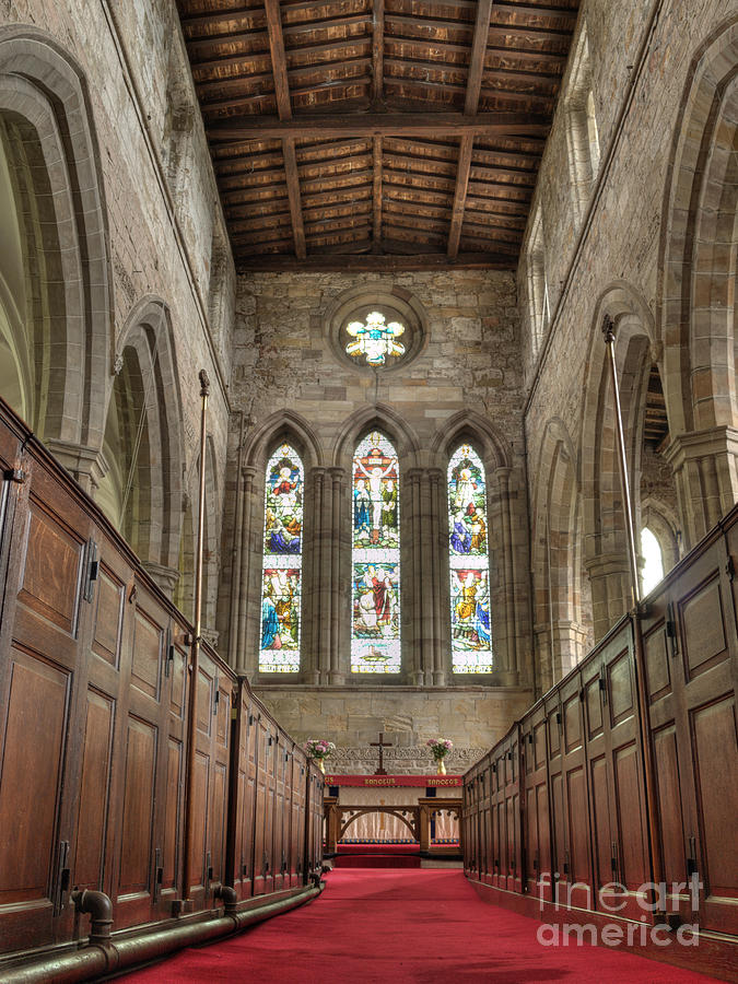 Breedon church interior Photograph by Steev Stamford