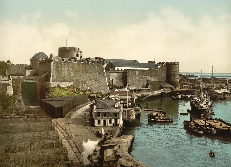 Brest - France - Castle from Swing Bridge Photograph by International  Images