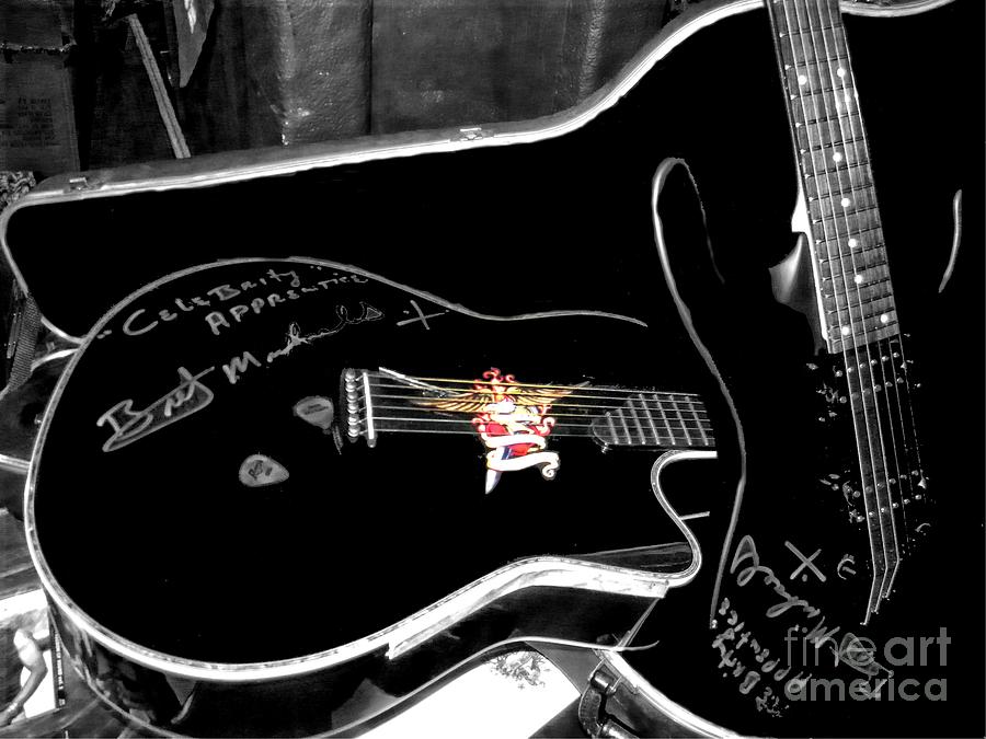 Bret Michaels Guitar Photograph by Michelle Frizzell-Thompson