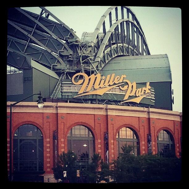 Milwaukee Photograph - Brewers Game @ Miller Park In Milwaukee by David Conway