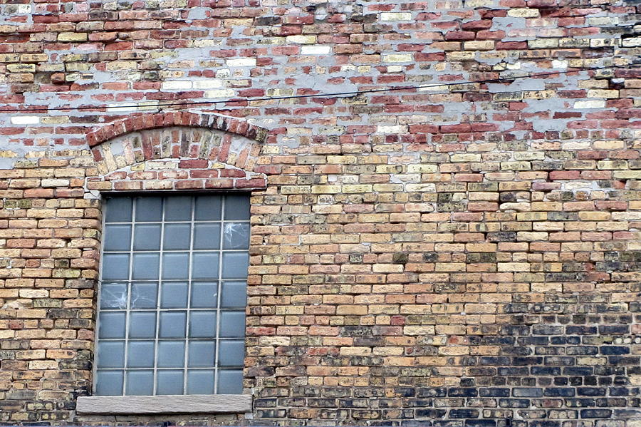 Brick Wall Window Photograph by Anita Burgermeister