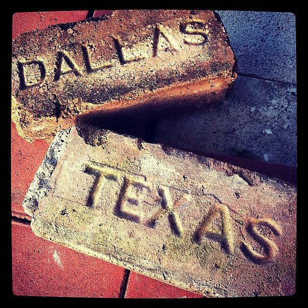 Dallas Photograph - Bricks by Jeannie  