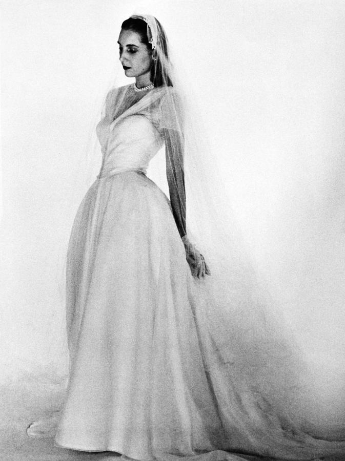 Portrait Photograph - Bridal Gown, 1947 by Granger