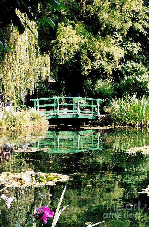 Bridge and Lily Pond at Giverny Photograph by Patricia Januszkiewicz