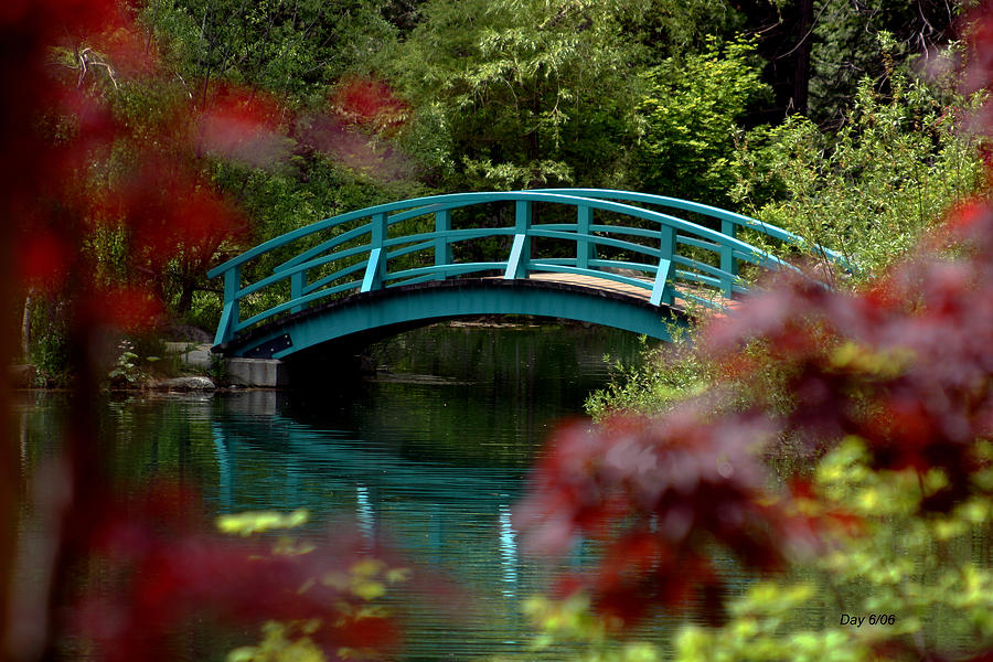 Bridge at Big Springs Gardens Photograph by Day Williams