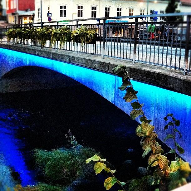 Bridge Photograph - #bridge #blue #bro #blå #strömstad by Andrea Romero