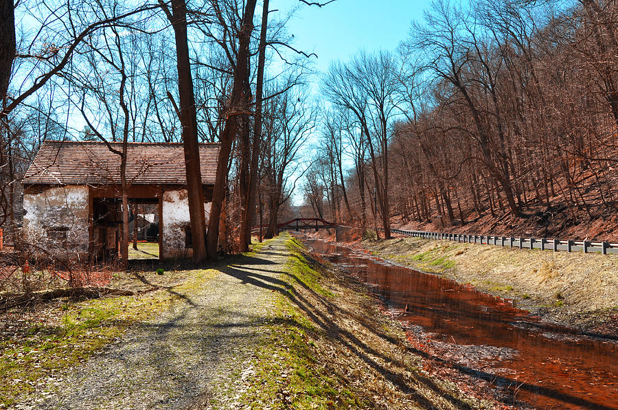 Delaware Canal Photograph - Bridge Number 2 Along The Delaware Canal by Bill Cannon Delaware Canal Photograph - Bridge Number 2 Along The Delaware Canal by Bill Cannon