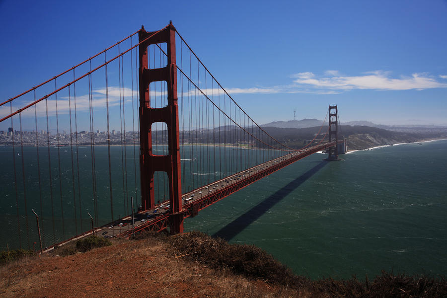 Golden Gate Bridge Photograph - Bridge of Dreams by Laurie Search