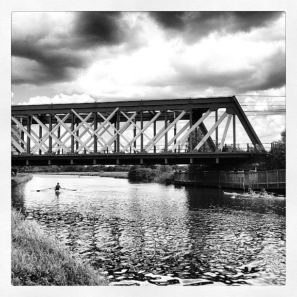 Cambridge Photograph - Bridge over the Cam by Rillaith