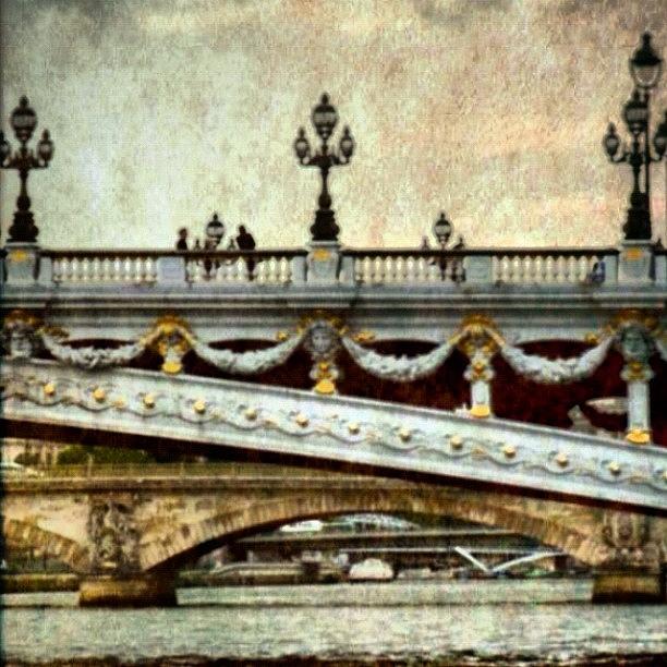 Paris Photograph - #bridge #paris #france #befunky by Jenny Mills