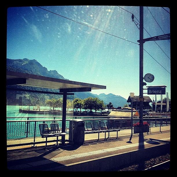 Brienz Railway Station In Swiss ! Photograph by Jyothi Joshi