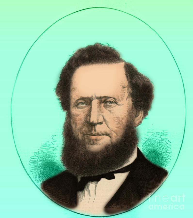 Brigham Young Photograph by Photo Researchers