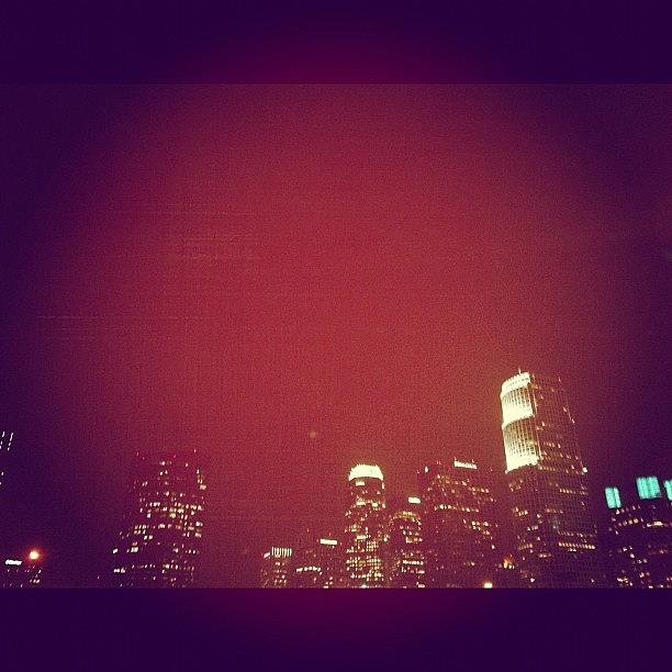 Los Angeles Photograph - Bright Lights. Downtown LA by Ash Eliot