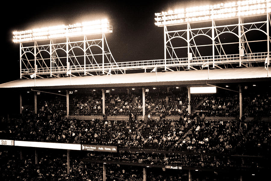 Bright Lights of Wrigley Field Photograph by Anthony Doudt
