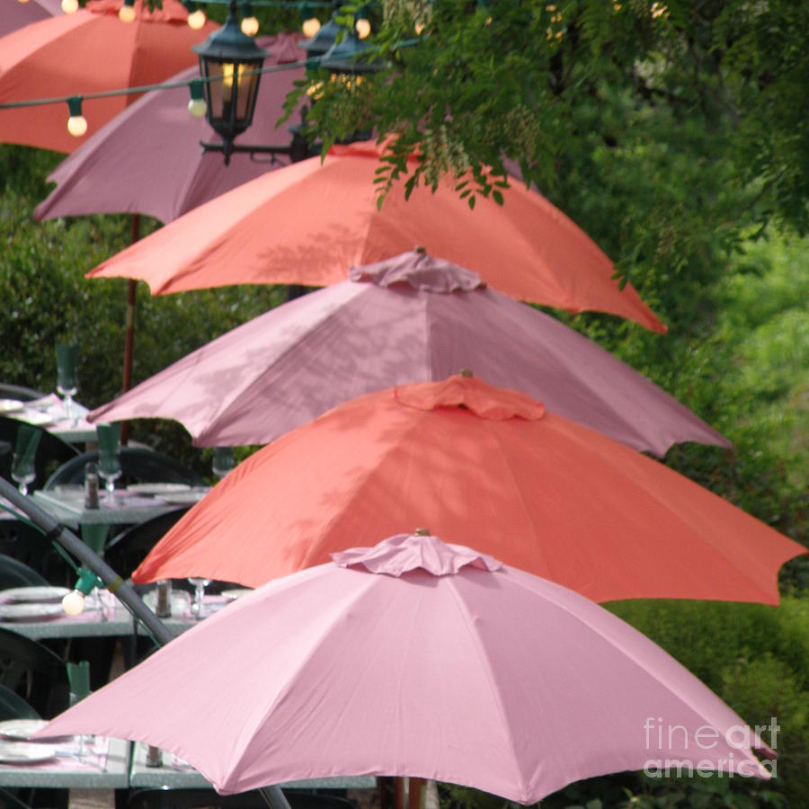 Brightly Colored Parasols Photograph by Lainie Wrightson