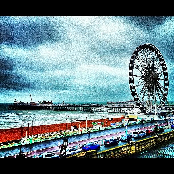 Sky Photograph - Brighton : Windy Day#igers #igmood by Neil Andrews