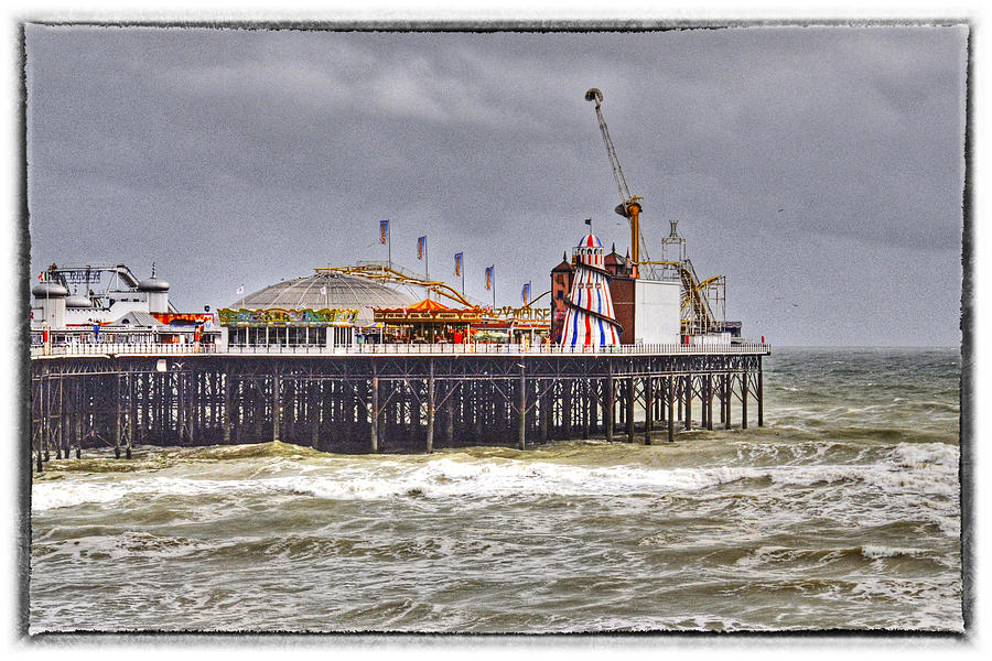 Brighton Photograph - Brighton Pier by Geraldine Alexander