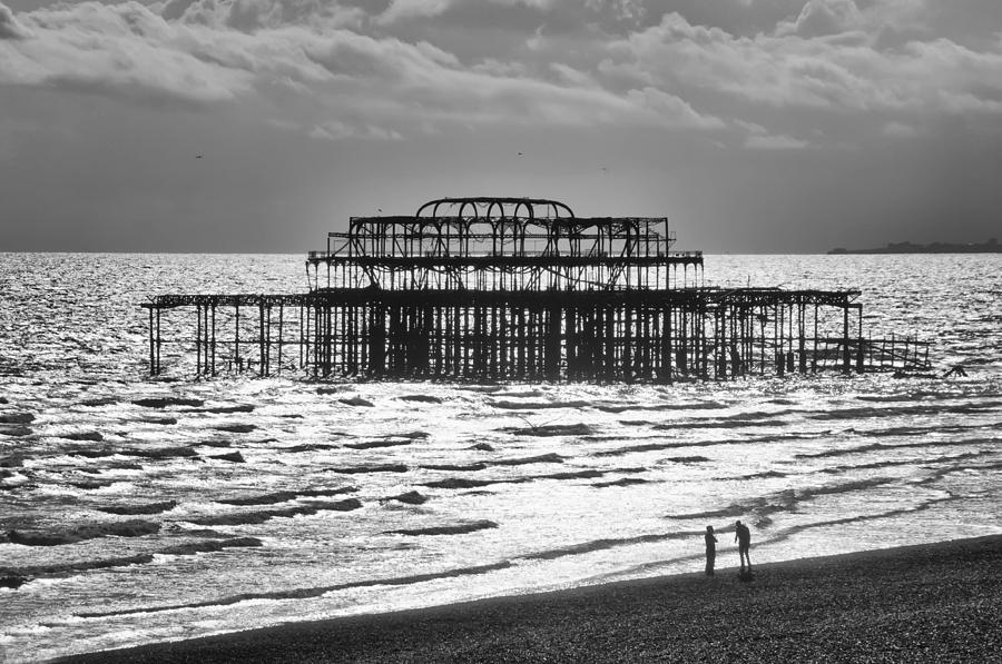 Brightons West Pier Photograph by Geraldine Alexander