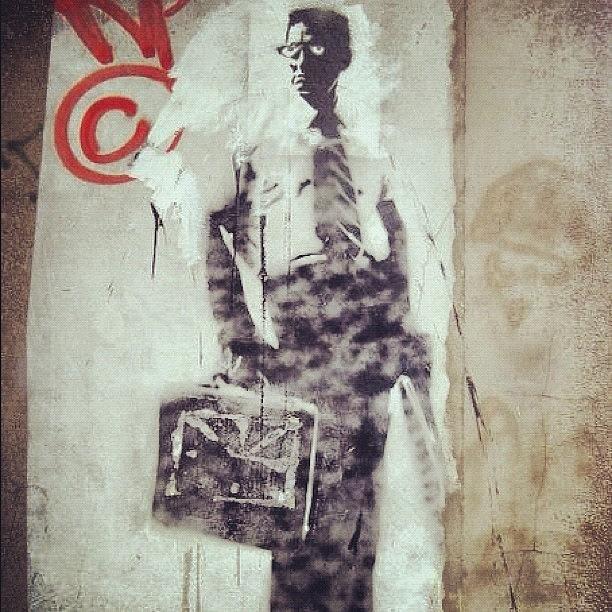 Stencil Photograph - #bristol #bristolgraffiti #banksyart by Nigel Brown