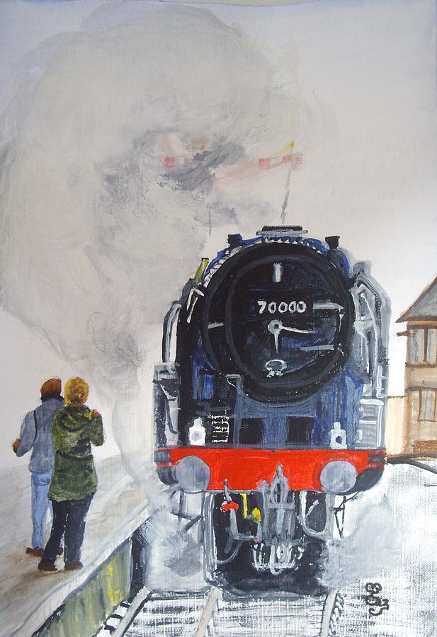 Britannia at Minehead Painting by Carole Robins